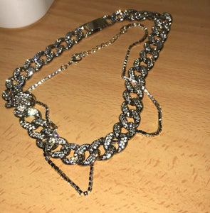 Crystal Cuban Necklace