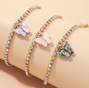 Butterfly Drip Anklet