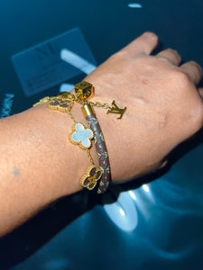 LV Charm Bangle