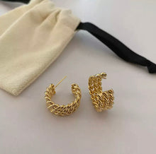 Load image into Gallery viewer, Roped In Earrings
