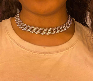 Crystal Cuban Necklace